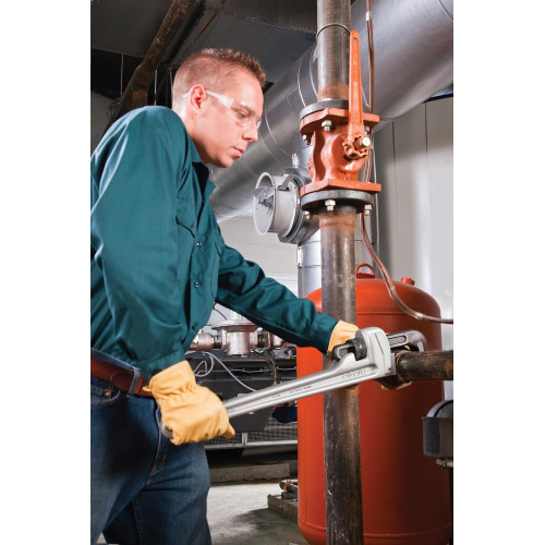 RIDGID Aluminum Heavy Duty 814 алюминиевый прямой трубный ключ - Fortools - профессиональный инструмент RIDGID Aluminum Heavy Duty 814 алюминиевый прямой трубный ключ - Fortools - профессиональный инструмент