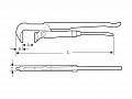 Super-Ego 90°-1" газовый ключ - Fortools - профессиональный инструмент Super-Ego 90°-1" газовый ключ - Fortools - профессиональный инструмент
