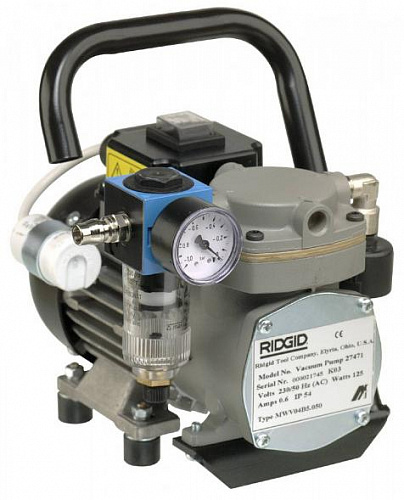Фото Ridgid вакуумный насос - Fortools - профессиональный инструмент Фото Ridgid вакуумный насос - Fortools - профессиональный инструмент