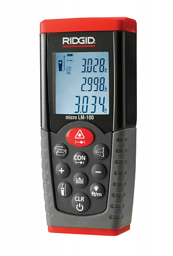 RIDGID micro LM 100 лазерный дальномер - Fortools - профессиональный инструмент RIDGID micro LM 100 лазерный дальномер - Fortools - профессиональный инструмент