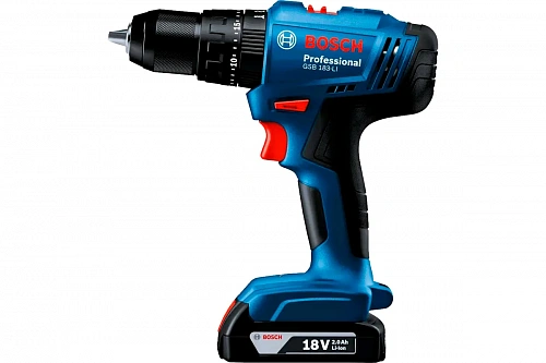 Фото Bosch GSB 183-Li аккумуляторный ударный шуруповерт - Fortools - профессиональный инструмент Фото Bosch GSB 183-Li аккумуляторный ударный шуруповерт - Fortools - профессиональный инструмент