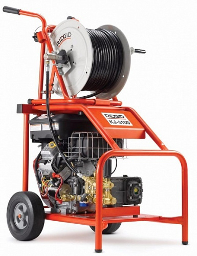 Ridgid KJ-3100 бензиновая гидродинамическая прочистная машина - Fortools - профессиональный инструмент Ridgid KJ-3100 бензиновая гидродинамическая прочистная машина - Fortools - профессиональный инструмент
