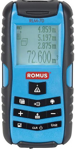 Фото Romus RLM-70 лазерный дальномер - Fortools - профессиональный инструмент Фото Romus RLM-70 лазерный дальномер - Fortools - профессиональный инструмент