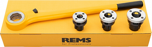 Фото REMS Eva Set R ½ , ¾ , 1 ручной резьбонарезной клупп - Fortools - профессиональный инструмент Фото REMS Eva Set R ½ , ¾ , 1 ручной резьбонарезной клупп - Fortools - профессиональный инструмент