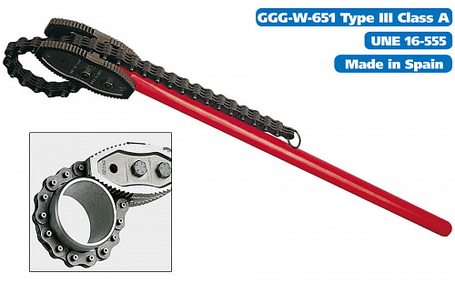 Super-Ego 1 1/2" цепной трубный ключ - Fortools - профессиональный инструмент Super-Ego 1 1/2" цепной трубный ключ - Fortools - профессиональный инструмент