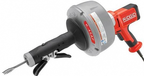 Фото Ridgid K-45AF электрическая прочистная машина - Fortools - профессиональный инструмент Фото Ridgid K-45AF электрическая прочистная машина - Fortools - профессиональный инструмент